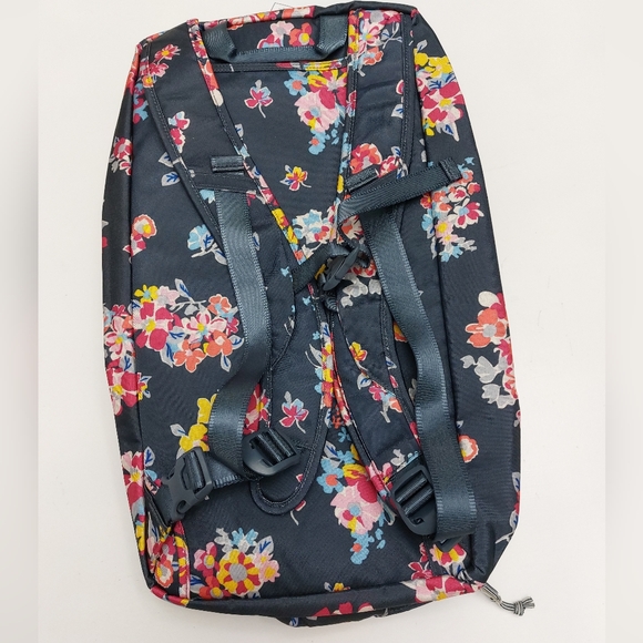 Vera Bradley LightenUp Convertible Travel Bag Backpack/Duffel Tossed Posies NWT - Picture 5 of 6